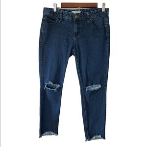 Free People Distressed Skinny Jeans